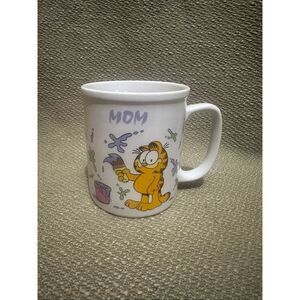 Vintage 1978 Garfield Cat Ceramic Coffee Tea Cup Mug Mom